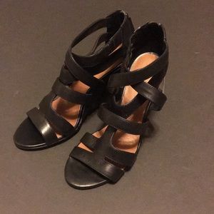 Elizabeth and James gladiator style wedge sandals